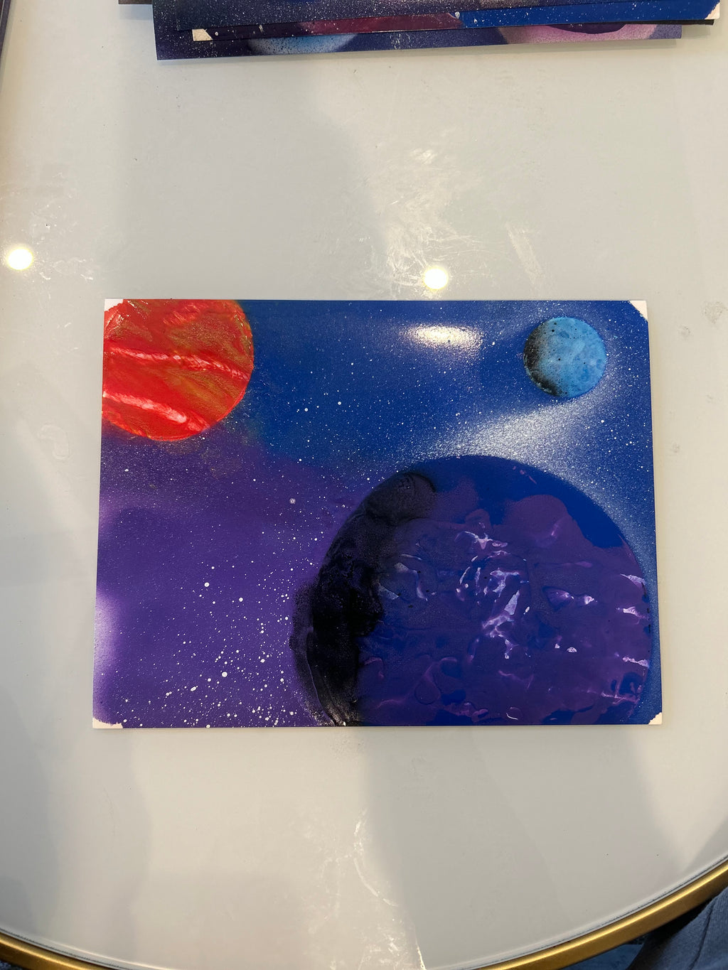 Astropaints Pruple Print